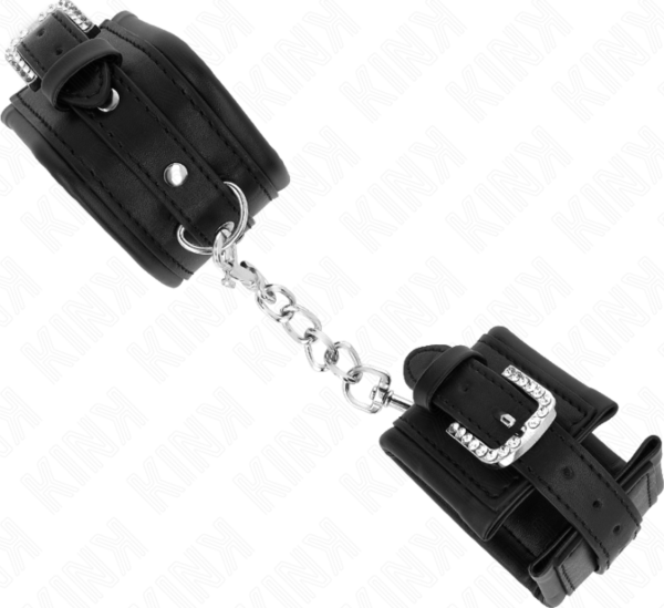 Manette Kink con fibbia di diamanti