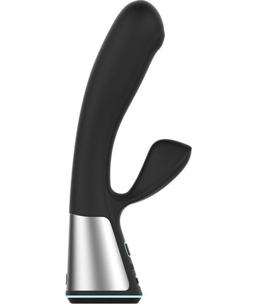 Vibratore a doppia stimolazione Kiiroo Fuse Black, nero