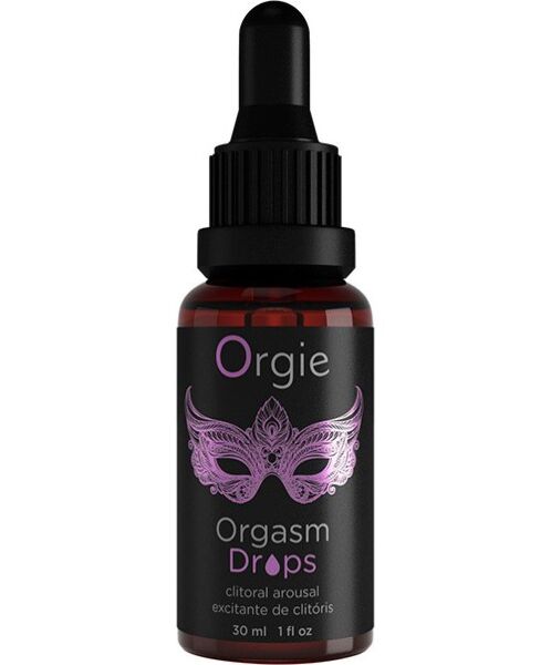 Flacone di Orgie Orgasm Drops, gel stimolante per il clitoride da 30 ml