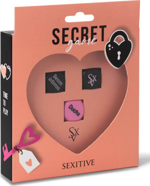 I tre dadi del gioco erotico Sexitive Secret game