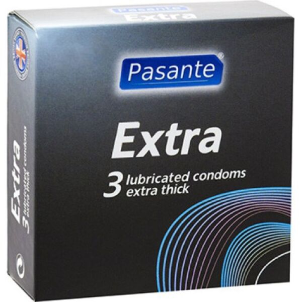 Confezione da 3 preservativi Pasante Extra Safe