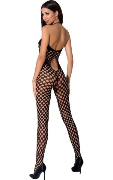 Bodystocking Passion BS065 a rete con pizzi e trasparenze