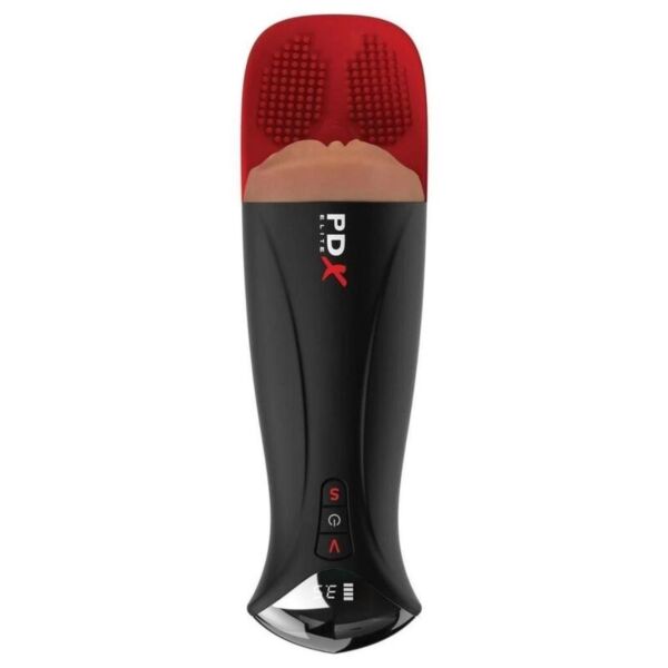 Masturbatore automatico PDX Elite Fap-O-Matic Pro XL di colore marrone