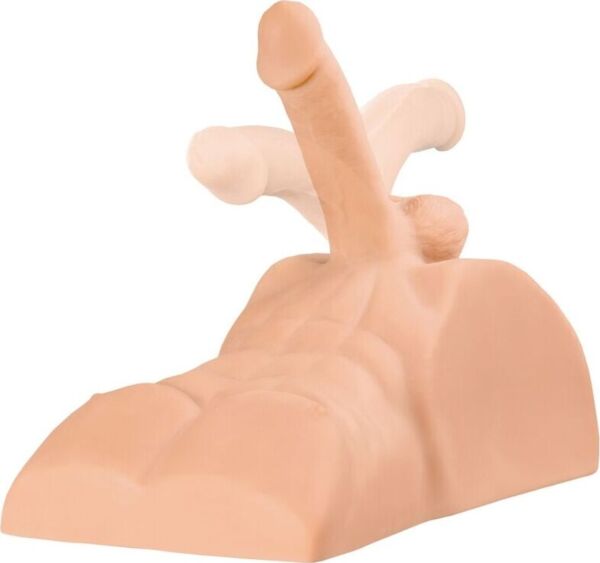 Masturbatore PDX Perfect Ride a forma di fianchi con pene articolato