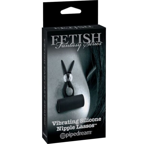 Pinze vibranti per capezzoli Pipedream Fetish Fantasy, in silicone