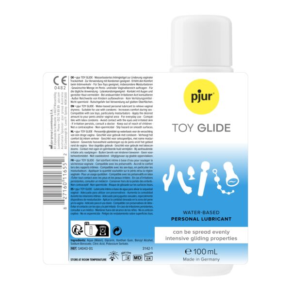 Flacone di lubrificante pjur Toy Glide da 100 ml