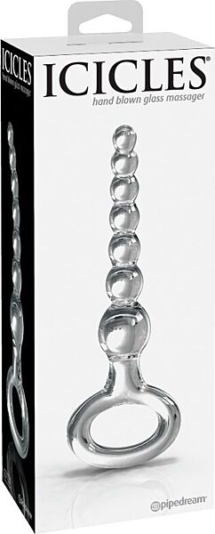 Plug anale in vetro Pipedream Icicles N. 67