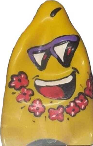 Preservativo scherzoso Condomerie Friki Tiki XL dipinto a mano