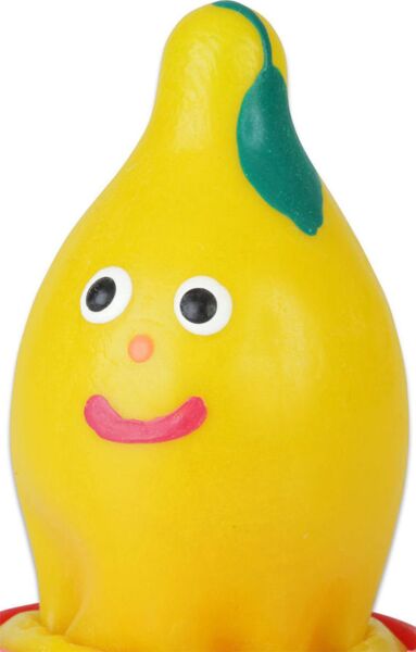 Preservativo decorativo Condomerie Lemon dipinto a mano