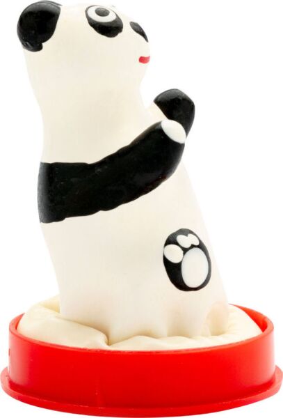 Preservativo decorativo Condomerie Panda Model 1, dipinto a mano