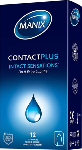 Scatola da 12 preservativi Manix Box Contact
