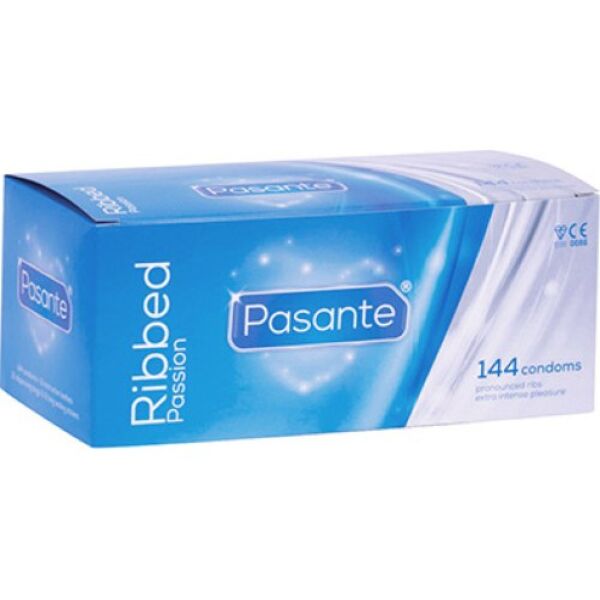 Confezione di preservativi Pasante Ribbed Passion