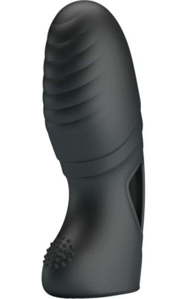 Vibratore da dito Pretty Love BI-014750 in silicone, con le sue fascette elastiche