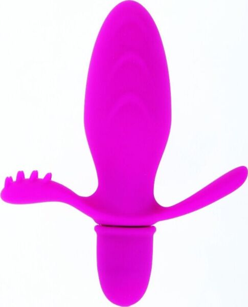 Plug anale vibrante Pretty Love Flirtation Fith, con manico e massaggiatore perineale