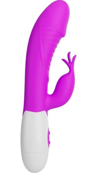 Vibratore rabbit Pretty Love Rasmussen con parte inseribile e braccio per il clitoride