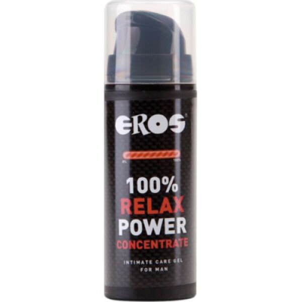 Flacone da 30 ml con dosatore di Eros Relax 100% Power Concentrate Man