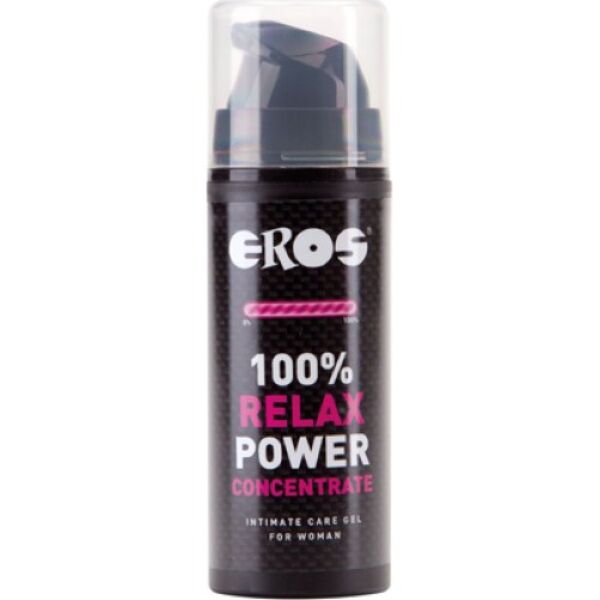 Flacone con dosatore di Eros Relax 100% Power Concentrate Woman