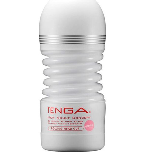Masturbatore Tenga Rolling Head Cup, monouso, a forma di fisarmonica