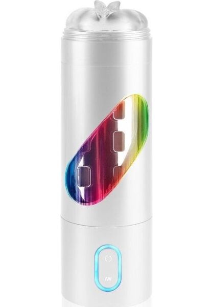 Masturbatore maschile Extreme Toyz Roto Bator di Pipedream, con il suo tubo trasparente