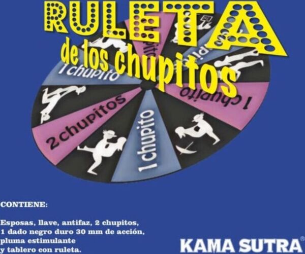 Gioco erotico Diablo Picante Roulette del Kamasutra con accessori