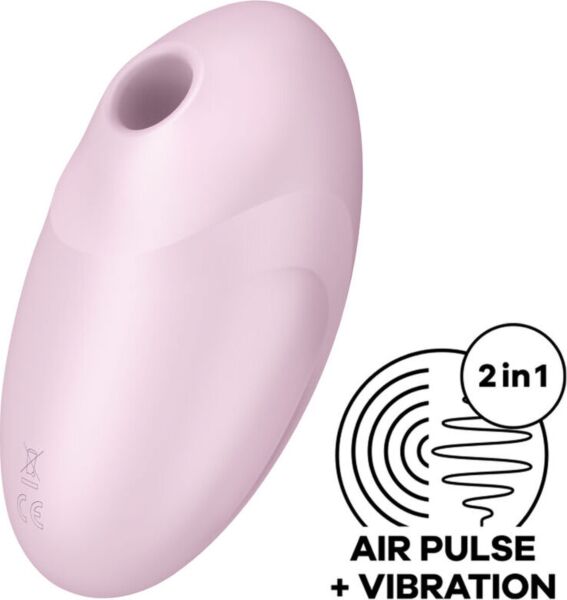 Succhiaclitoride Satisfyer Vulva Lover 3, di forma ovale e compatta