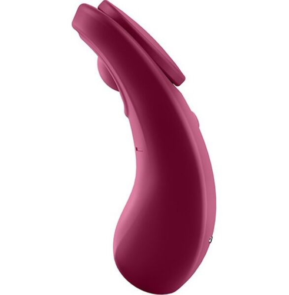 Vibratore per mutandine Satisfyer Sexy Secret Connect App di colore rosso