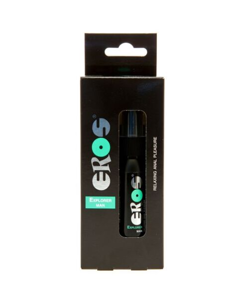 Spray rilassante anale Eros Explorer Man nel suo flacone da 30 ml