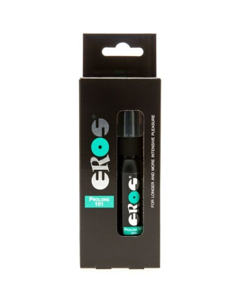 Spray ritardante EROS Prolong 101 nel suo flacone da 30 ml