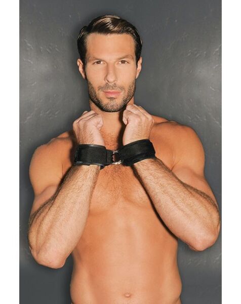 Manette Sportsheets Super Cuffs in neoprene nero con chiusura in velcro