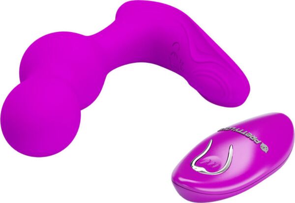 Vibratore anale Pretty Love BI-040156W con il suo telecomando
