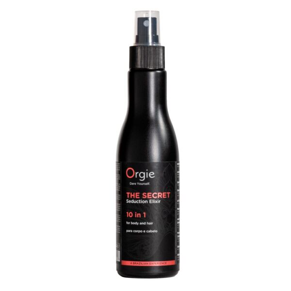 Flacone spray della lozione per corpo e capelli Orgie The Secret Seduction Elixir 10 in 1