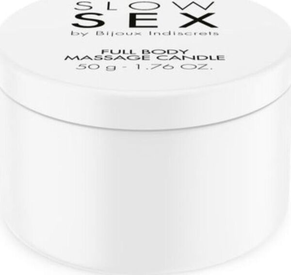 Candela da massaggio Bijoux Indiscrets Slow Sex al profumo di cocco
