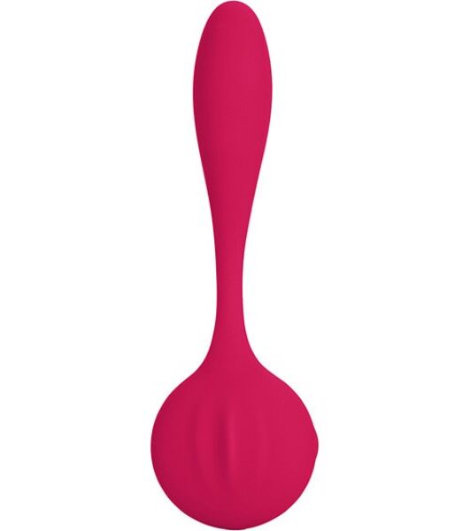Vibratore Calexotics Silhouette S8 Red, curvo e flessibile, di colore rosso