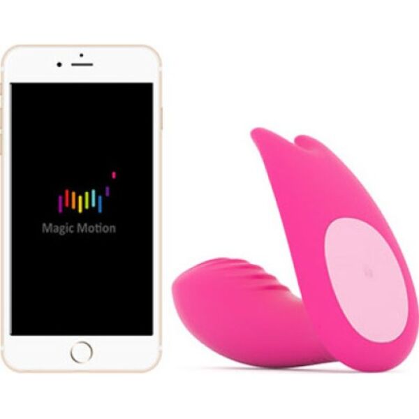 Vibratore a doppia stimolazione Magic Motion Eidolon di colore rosa