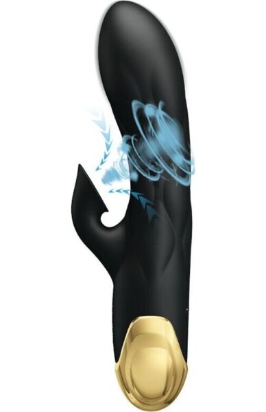 Vibratore rabbit Pretty Love C-Type di colore nero