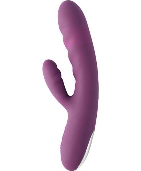 Vibratore rabbit SVAKOM Avery con punta a spinta e braccio per il clitoride