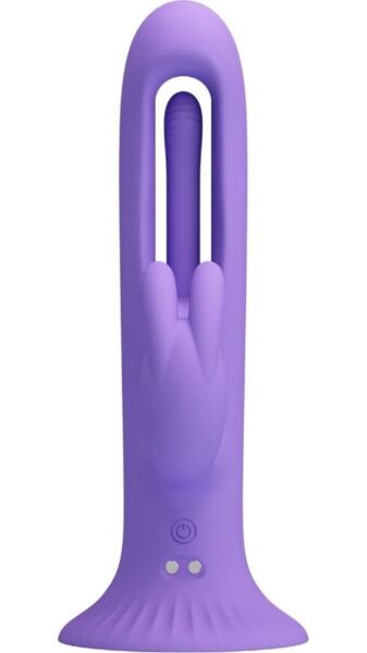 Vibratore rabbit Pretty Love Killmoulis viola con funzione lingua