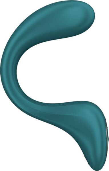Vibratore rabbit Satisfyer G for Goddess 2, con il corpo curvo e il braccio per il clitoride