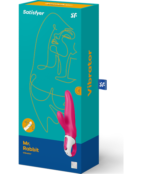 Vibratore rabbit Satisfyer Mr. Rabbit di colore rosa