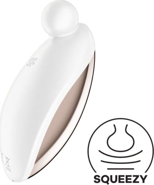 Vibratore lay-on Satisfyer Spot On 2 con la sua punta rotonda in silicone