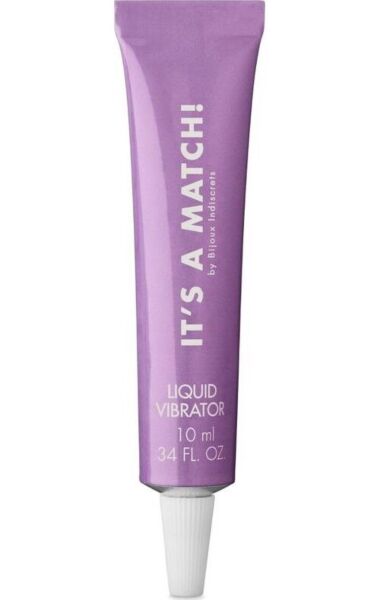 Tubo da 10 ml del vibratore liquido Bijoux Indiscrets It's a Match!