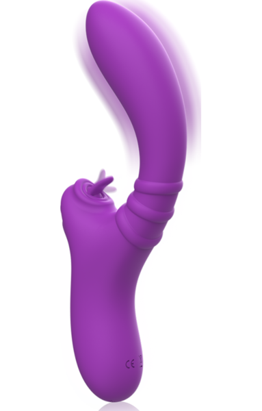 Vibratore rabbit Intense Harry con il suo braccio per il clitoride