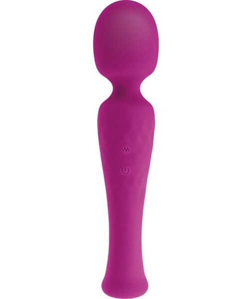 Massaggiatore wand S Pleasures Velvet con impugnatura rigida e testina flessibile