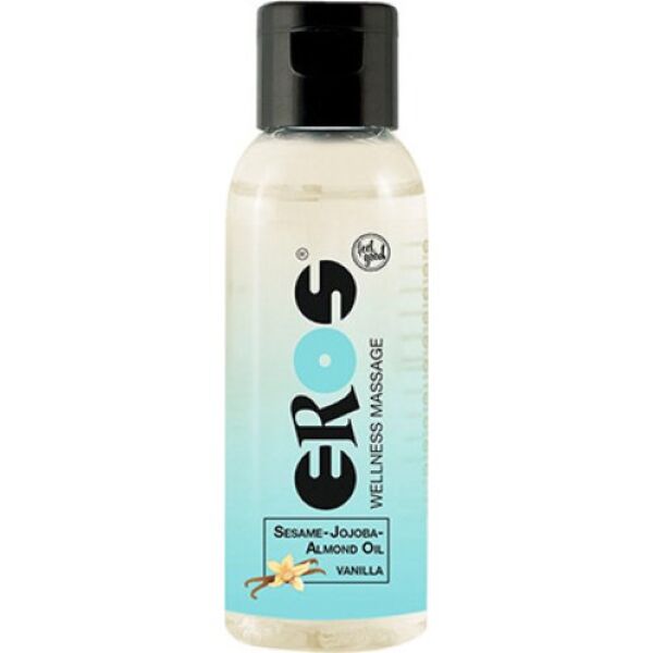 Flacone di olio da massaggio Eros Wellness Vaniglia da 50 ml