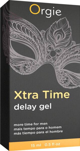 Flacone airless da 15 ml del gel ritardante Orgie Xtra Time Delay Gel