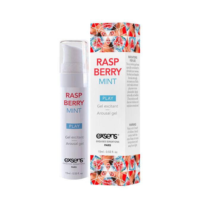 Cooling Stimulation Gel Raspberry Mint 15 ml.