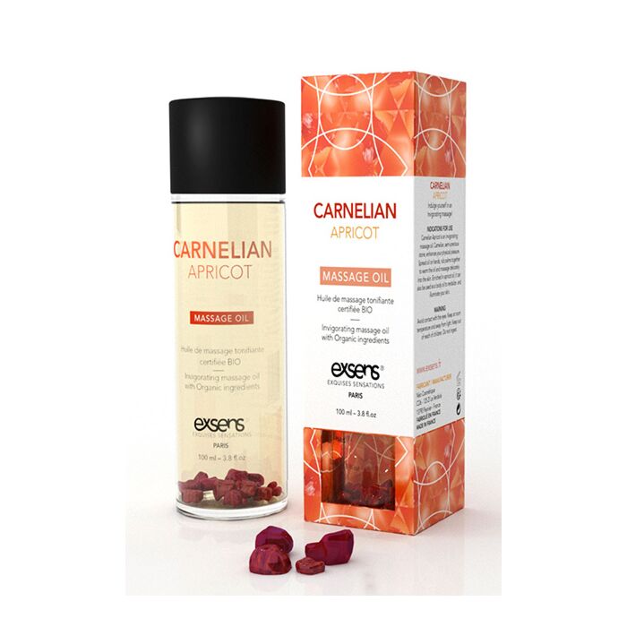 Invigorating Carnelian Apricot Massage Oil 100 ml. Invigorating Carnelian Apricot Massage Oil 100 ml.