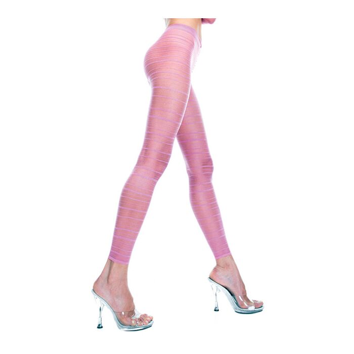 LEGGINS CON RAYAS VERTICALES FUCHSIA