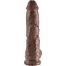 Pene Realistico Re Marrone 25,4cm.