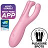 Vibratore Satisfyer Threesome 4 Rosa - App Control